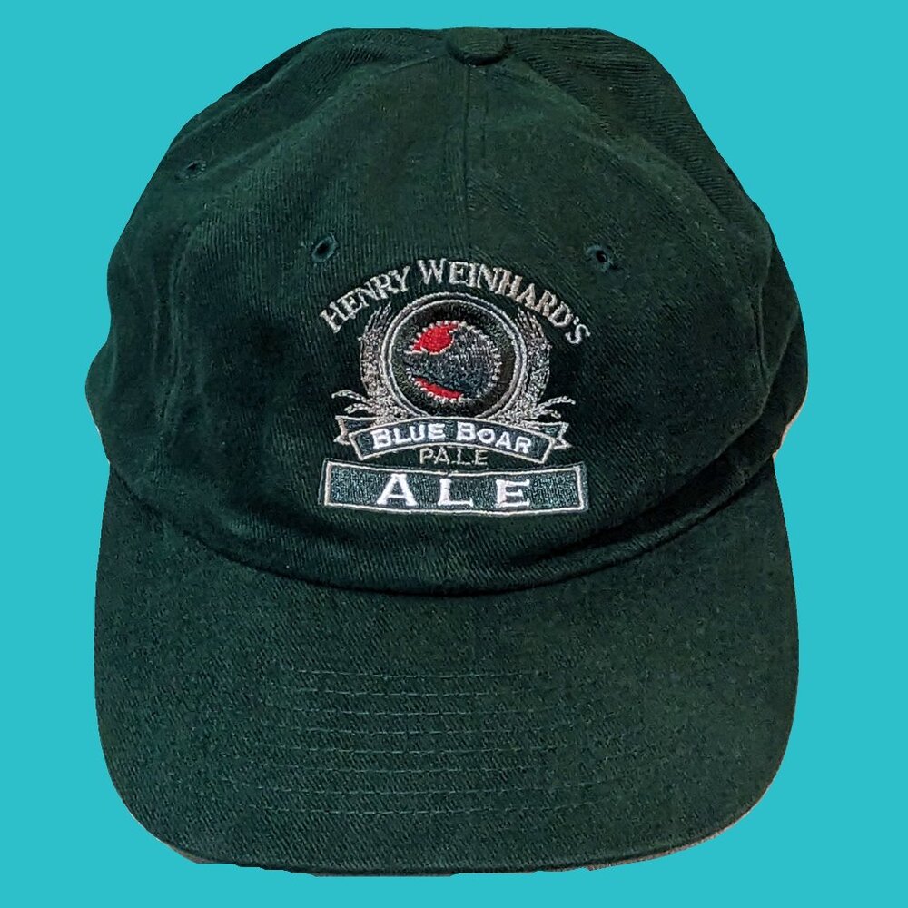 Nissin Vintage Henry Weinhard's Blue Boar Pale Ale Baseball Cap Preowned